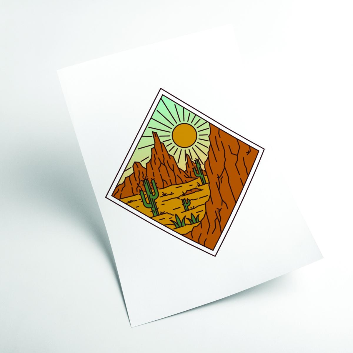 Brown Desert Vibes Extra Large Stanley Print House – image 2
