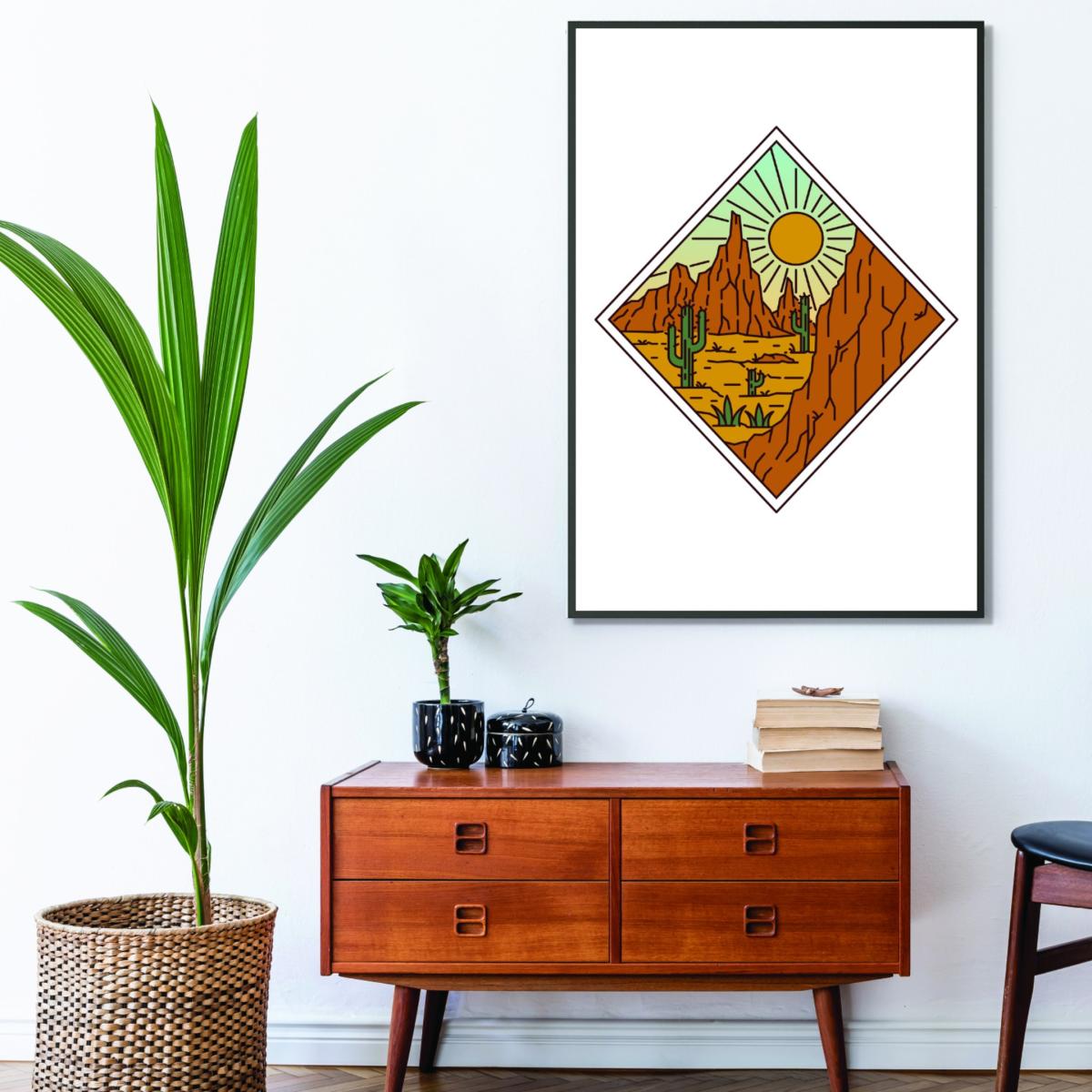 Brown Desert Vibes Extra Large Stanley Print House – image 3
