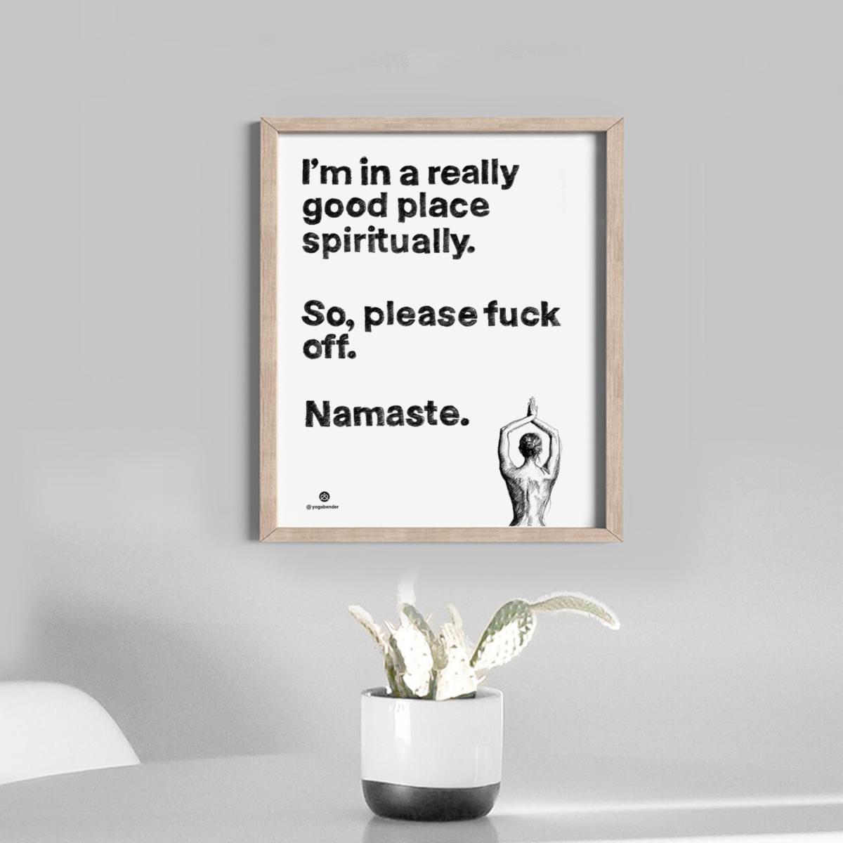 Black / White Capsule Edition Travel Art Print: Namaste From India And Bali Awol – image 3