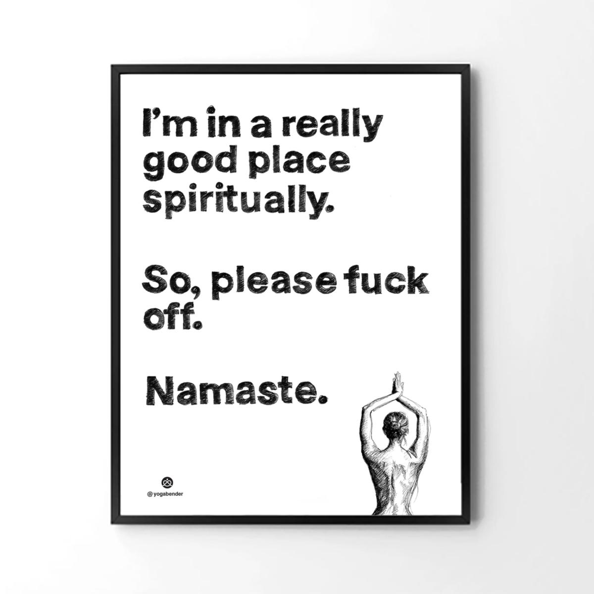 Black / White Capsule Edition Travel Art Print: Namaste From India And Bali Awol – image 4