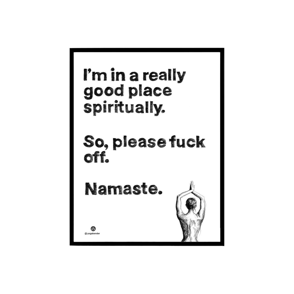 Black / White Capsule Edition Travel Art Print: Namaste From India And Bali Awol – image 1