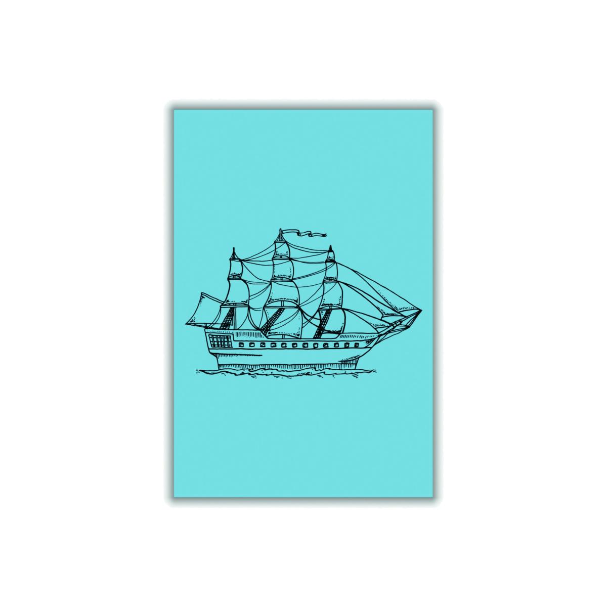 Blue Above Sea Extra Small Stanley Print House – image 1