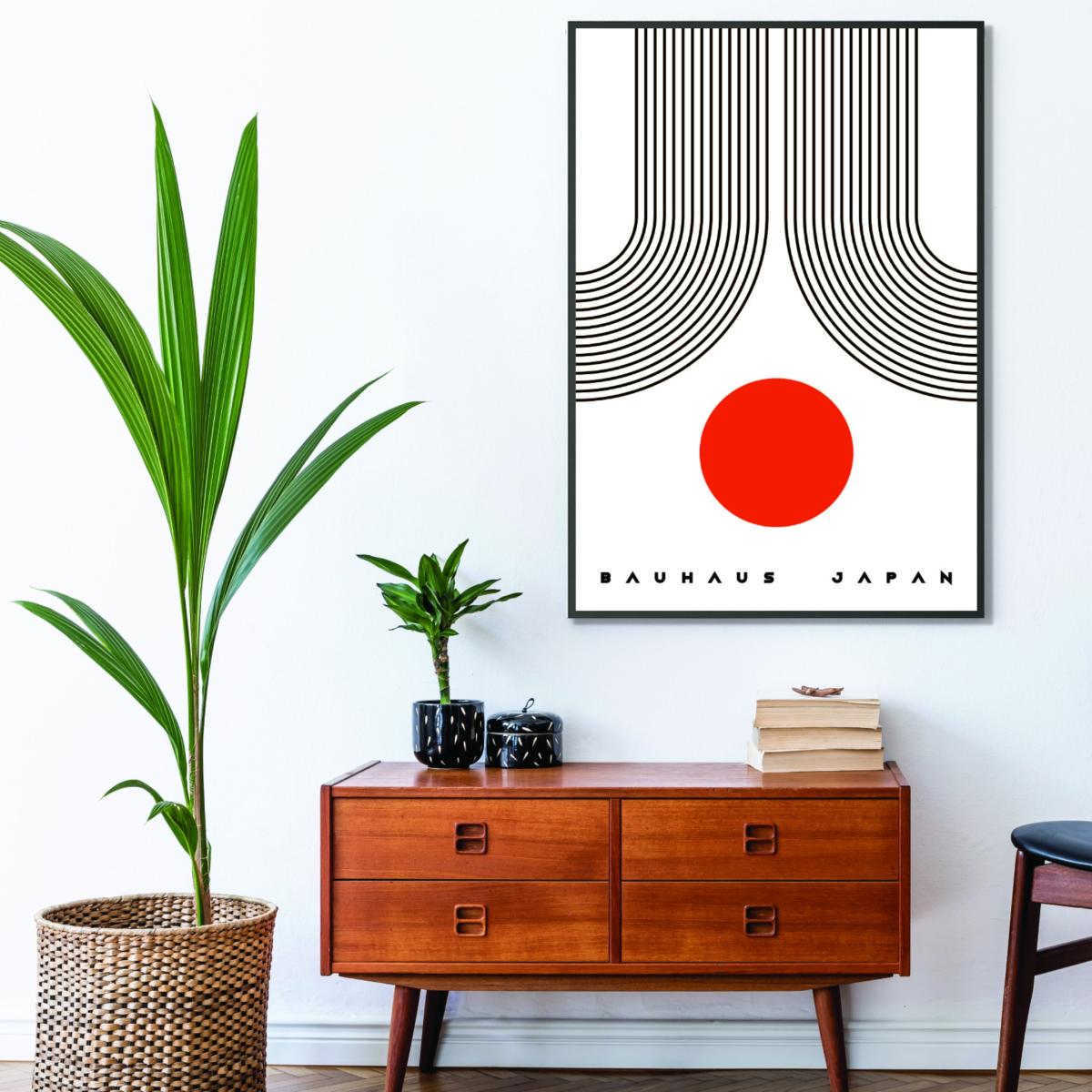 Red Bauhaus Japan A2 420 X 594Mm Stanley Print House – image 3