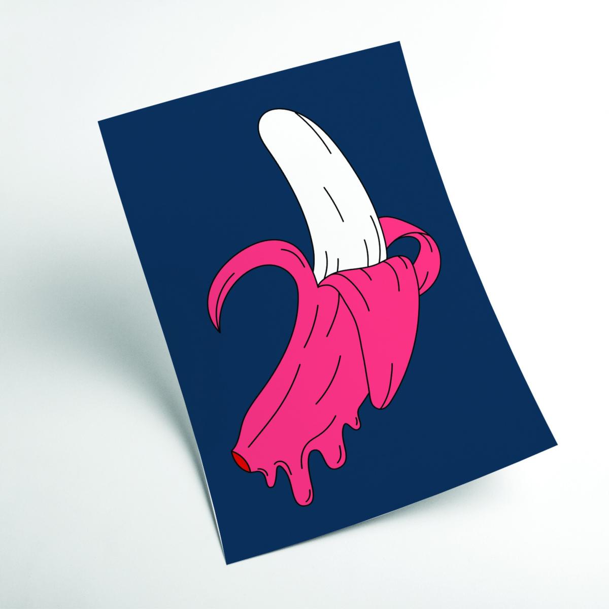 Pink / Purple Melting Banana Medium Stanley Print House – image 2