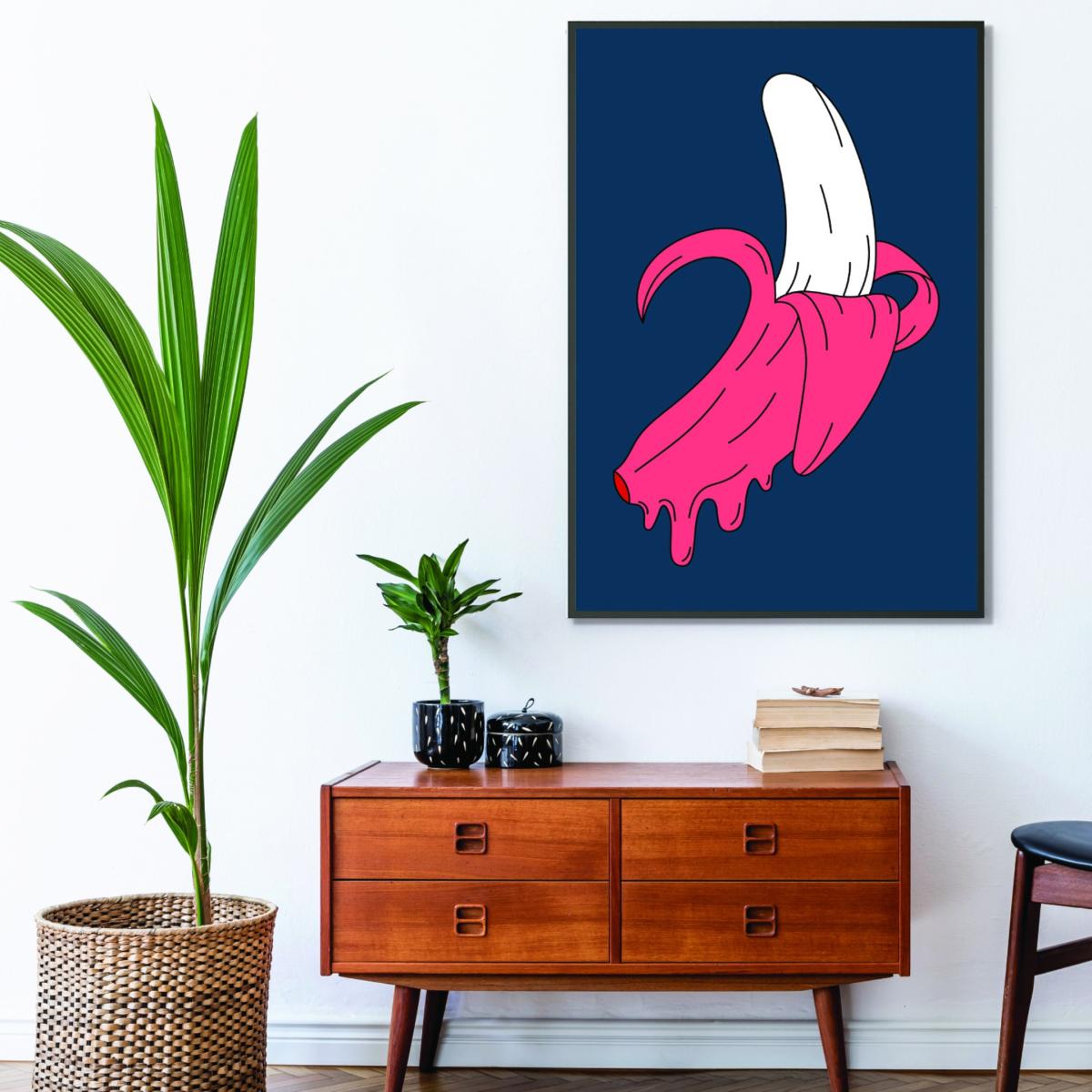 Pink / Purple Melting Banana Medium Stanley Print House – image 3