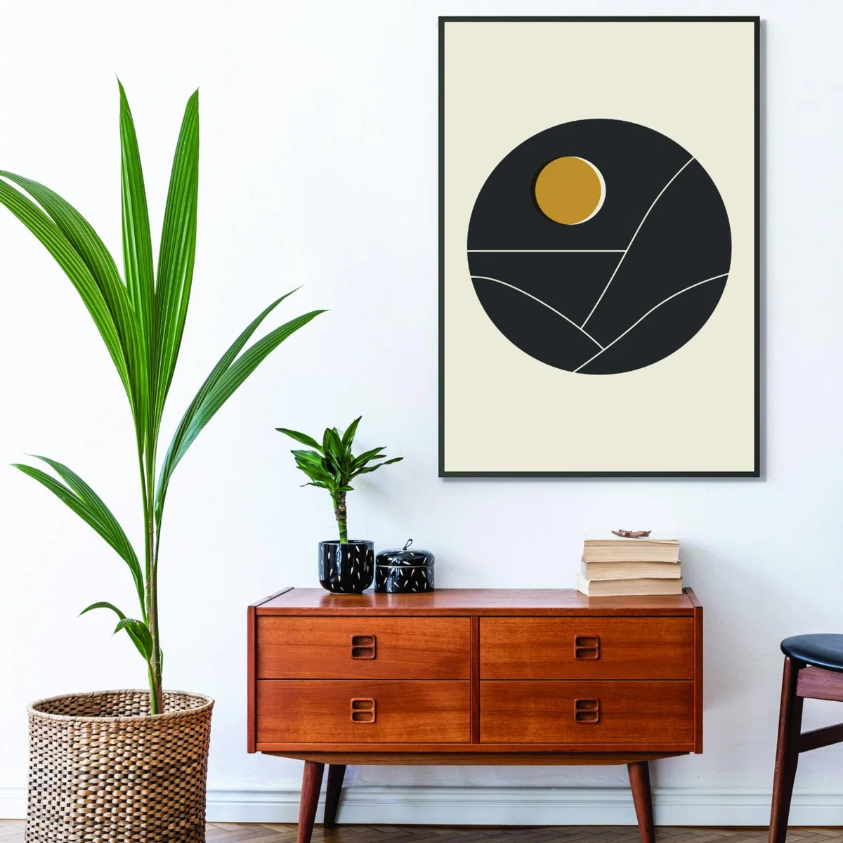 Black Minimal Mountains Series #2 Extra Large Stanley Print House – image 3
