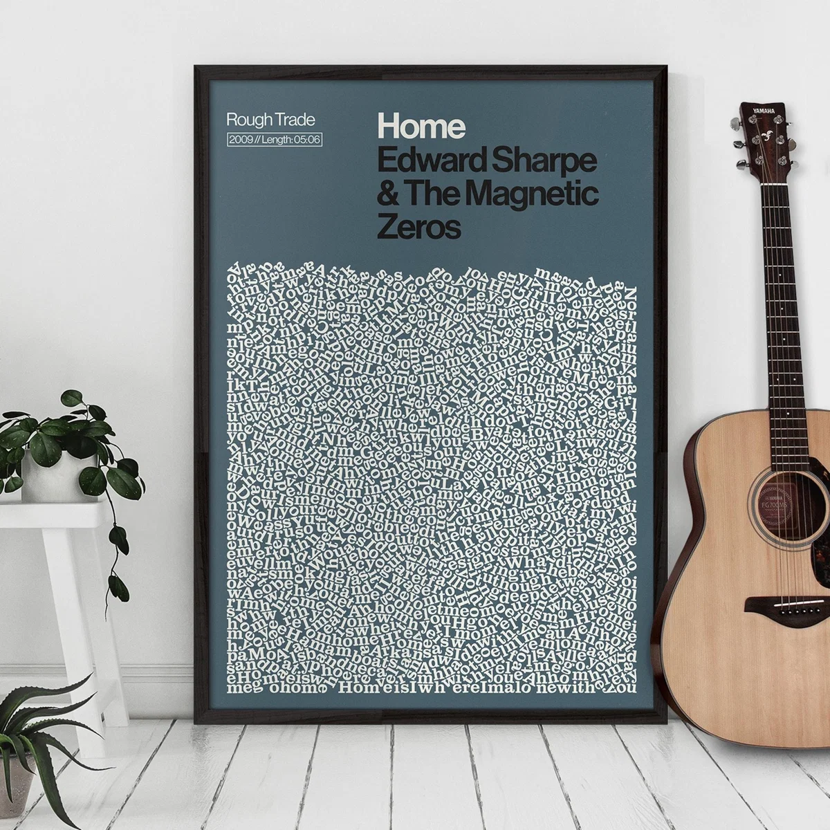 Home - Song Lyric Print A2 420 X 594Mm Reign & Hail – image 3