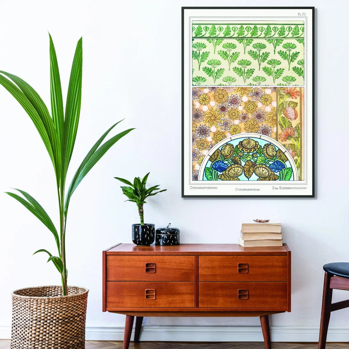 Chrysanthème Ii Print By Maurice Pillard Verneuil A1 594 X 841Mm Stanley Print House – image 3