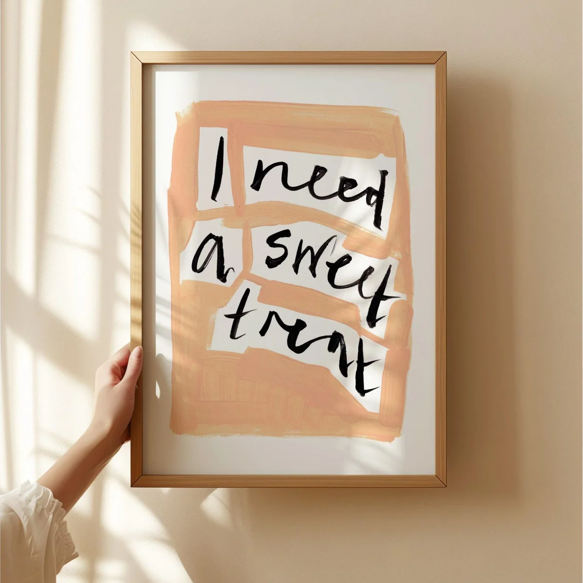Pink / Purple / Yellow Sweet Treat Hand Painted Art Print - A3 | Natalie Cass Art – image 4