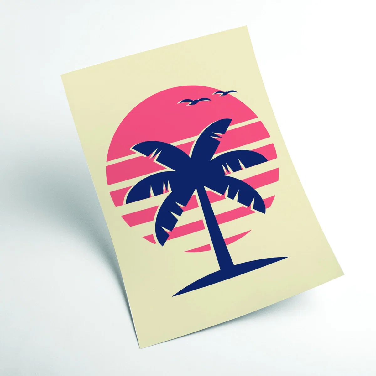 Yellow / Orange Palm Tree Vibes Extra Large Stanley Print House – image 2