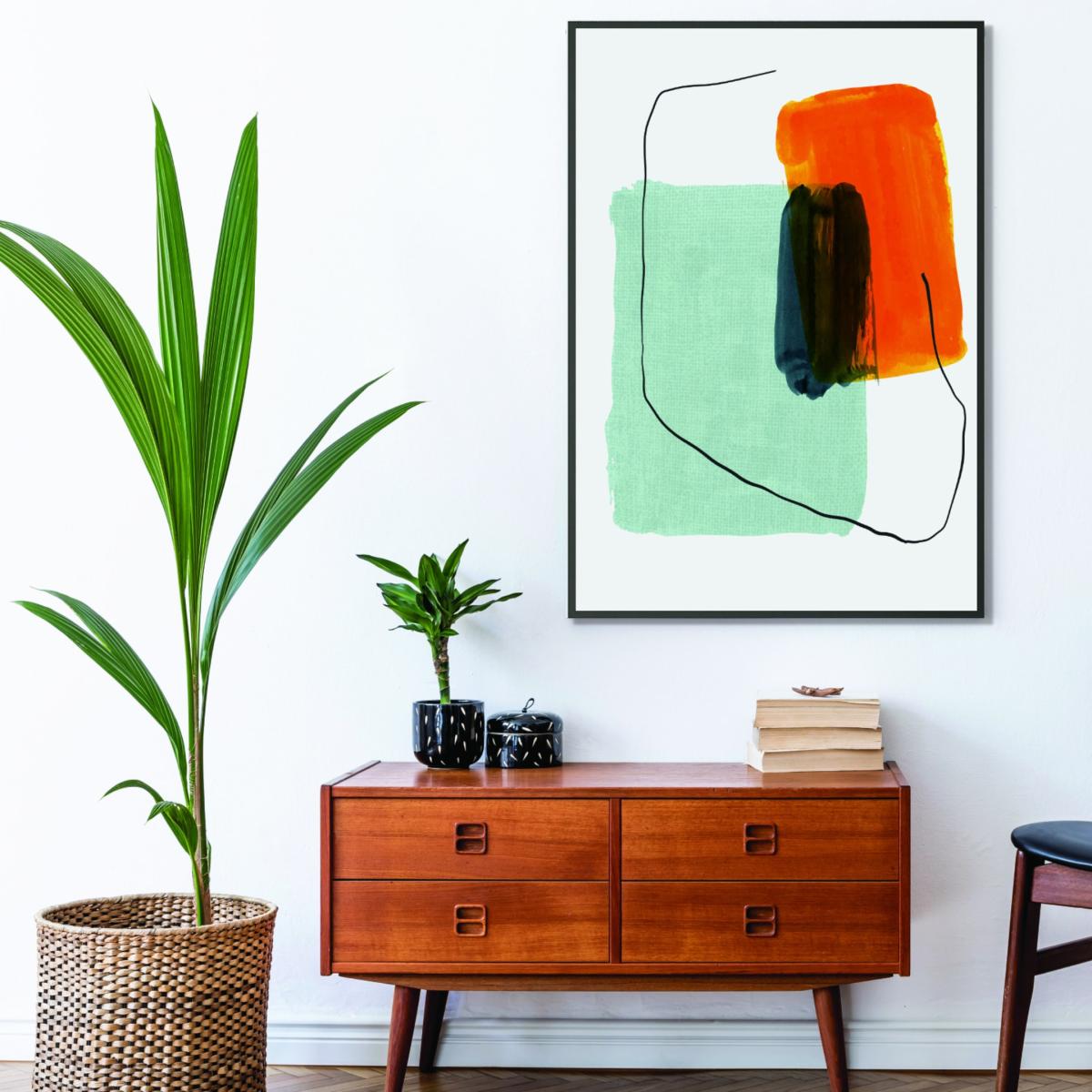 Bright Abstract Design #1 A4 210 X 297Mm Stanley Print House – image 3