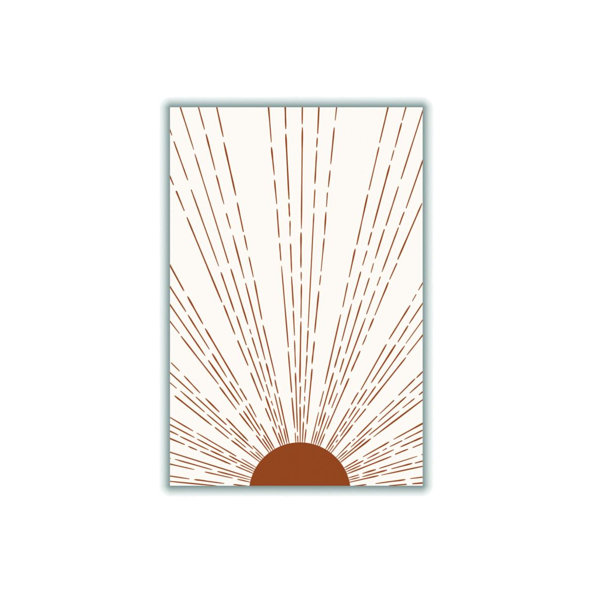 Brown Sun 1 A2 420 X 594Mm Stanley Print House – image 1