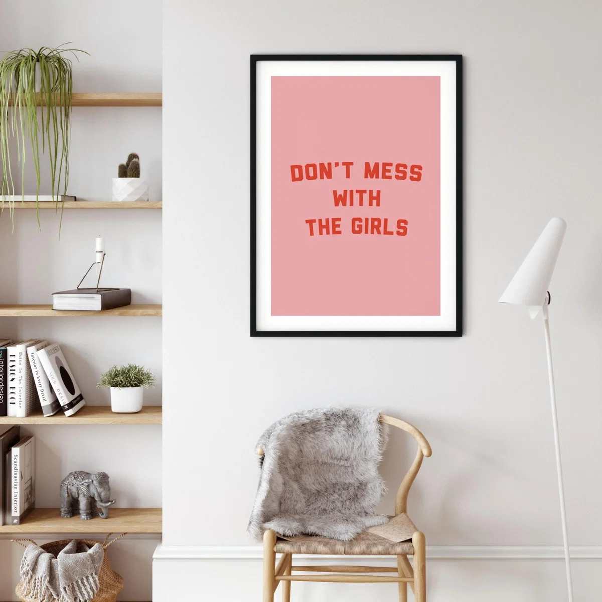 Pink / Purple Don't Mess With The Girls - A0 Poster Size A0 841 X 1189Mm The Native State – image 2