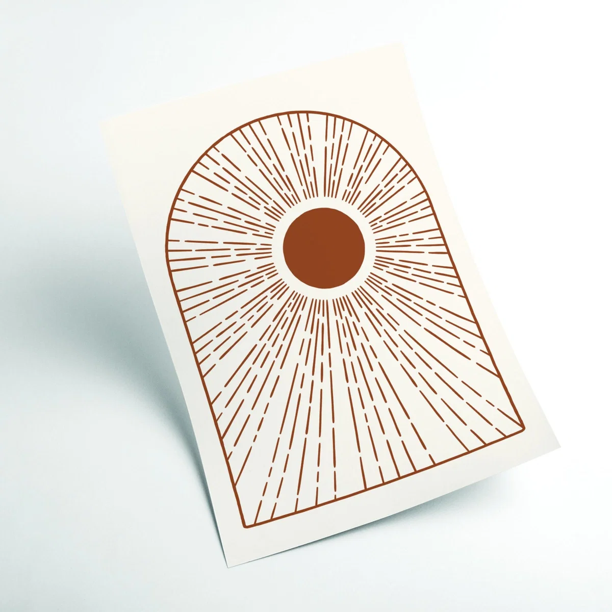 Brown Sun Extra Large Stanley Print House – image 2