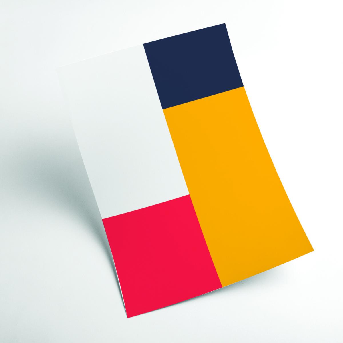 Bright Geometric #4 A3 297 X 420Mm Stanley Print House – image 2