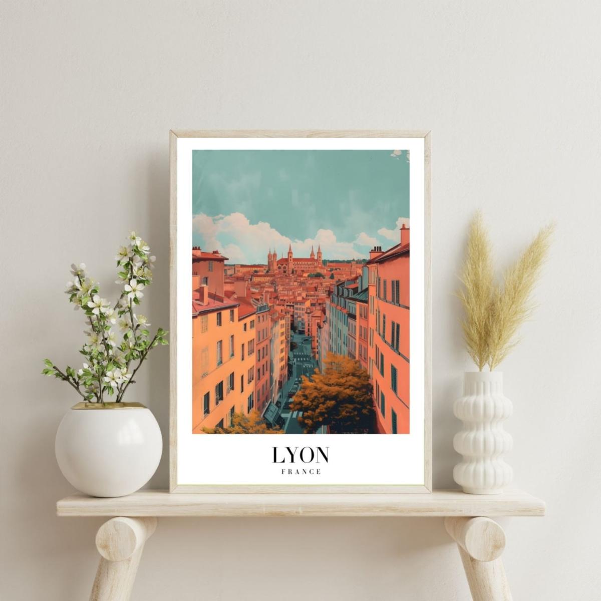 Lyon Cityscape Charm | Artchi – image 2