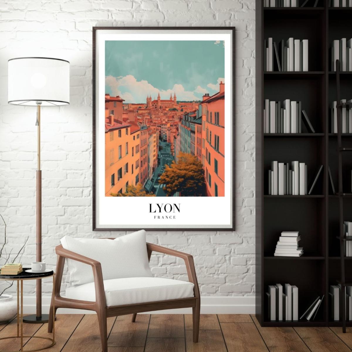 Lyon Cityscape Charm | Artchi – image 3