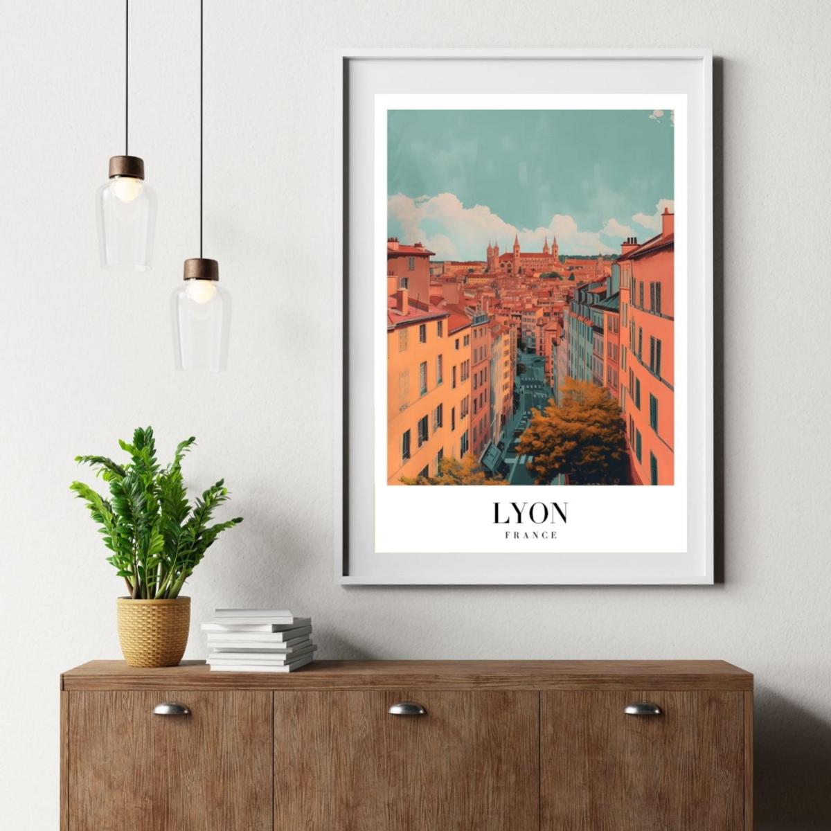 Lyon Cityscape Charm | Artchi – image 4