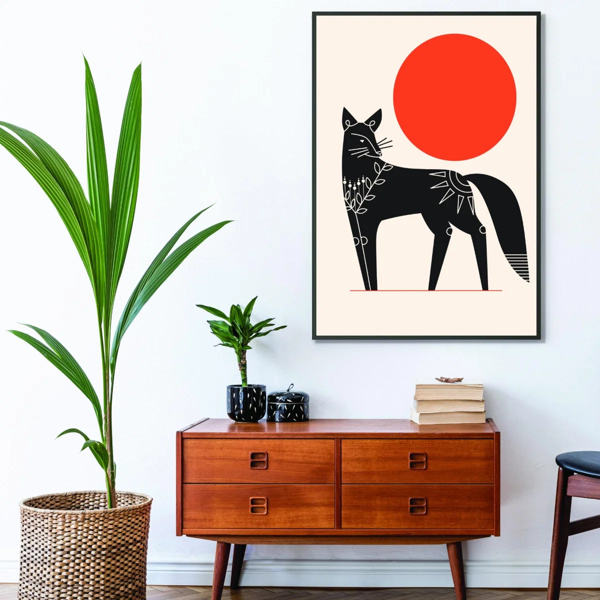 Yellow / Orange Fox And The Sun Extra Small Stanley Print House – image 3