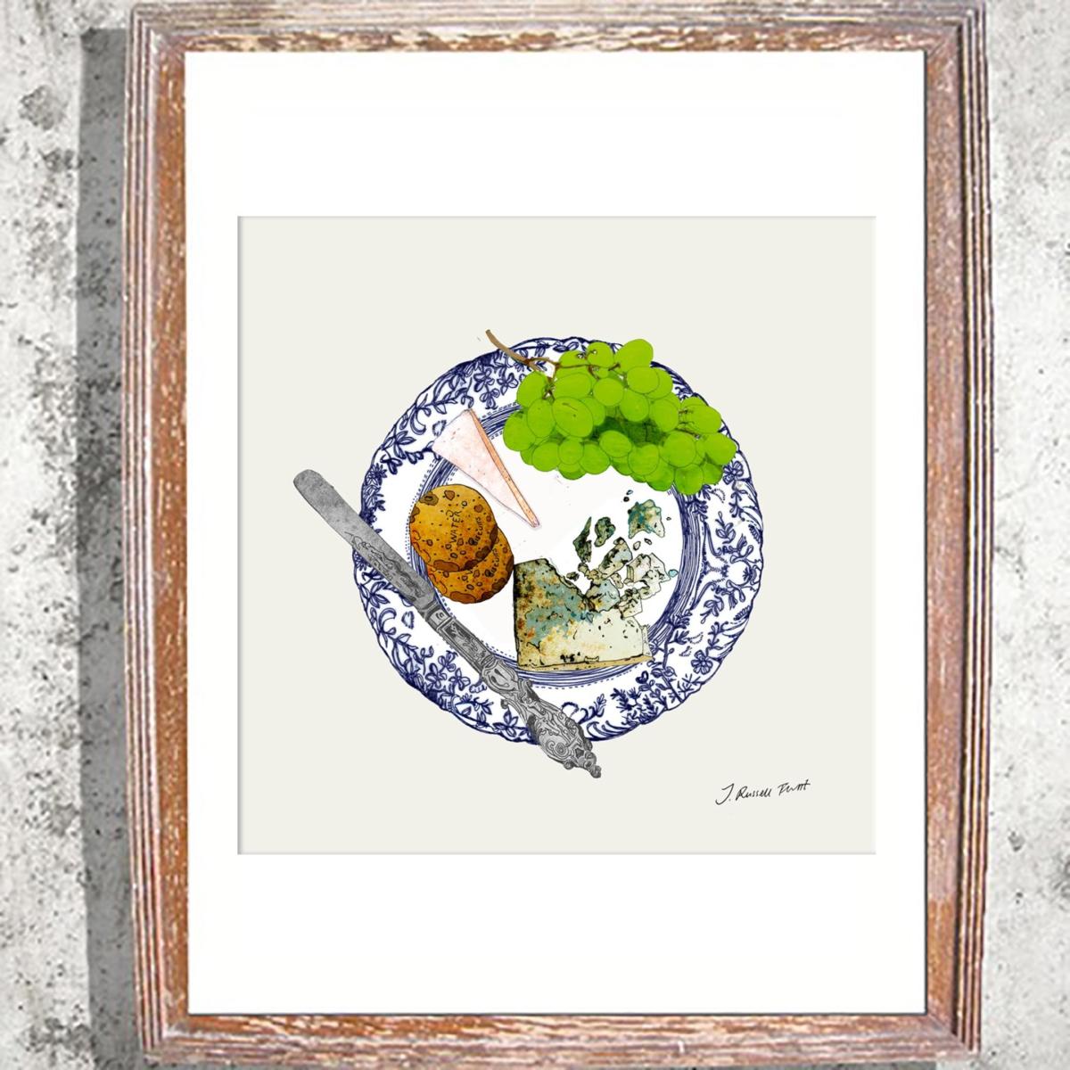 Signed Print - The Cheese Plate Medium Jessica Russell Flint – image 2