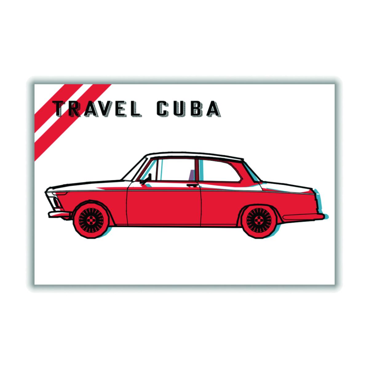 Red Travel Cuba Large Stanley Print House – image 1