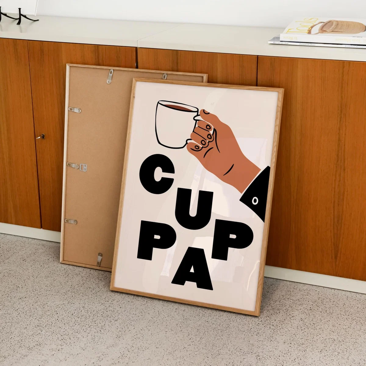 Neutrals / Black A3 Cream Cuppa Print Sofe Store – image 2