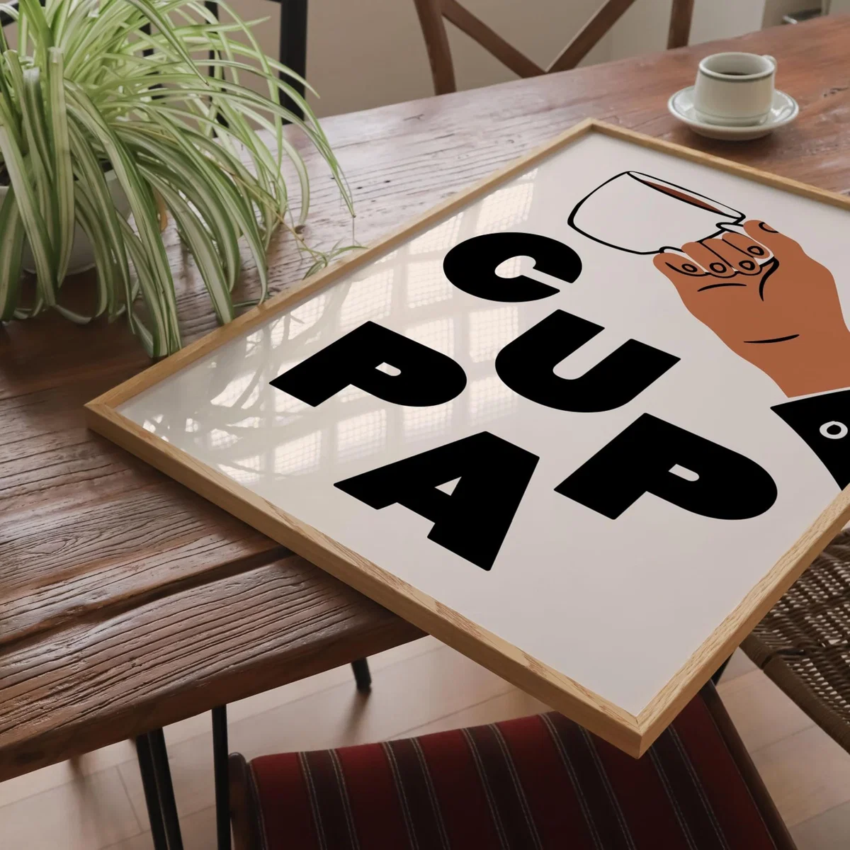 Neutrals / Black A3 Cream Cuppa Print Sofe Store – image 3