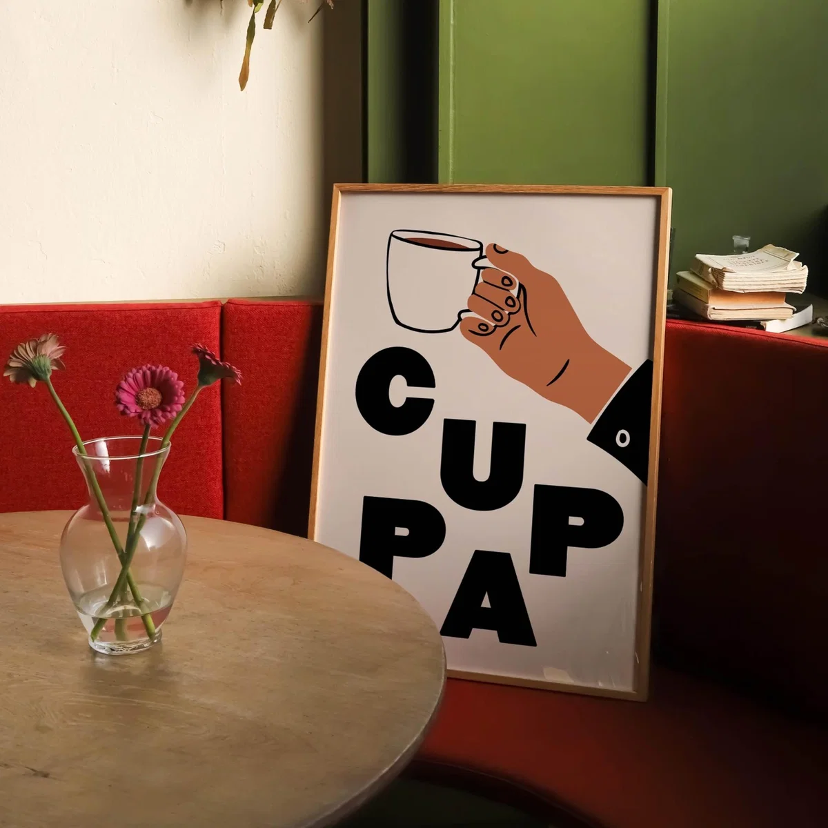 Neutrals / Black A3 Cream Cuppa Print Sofe Store – image 7