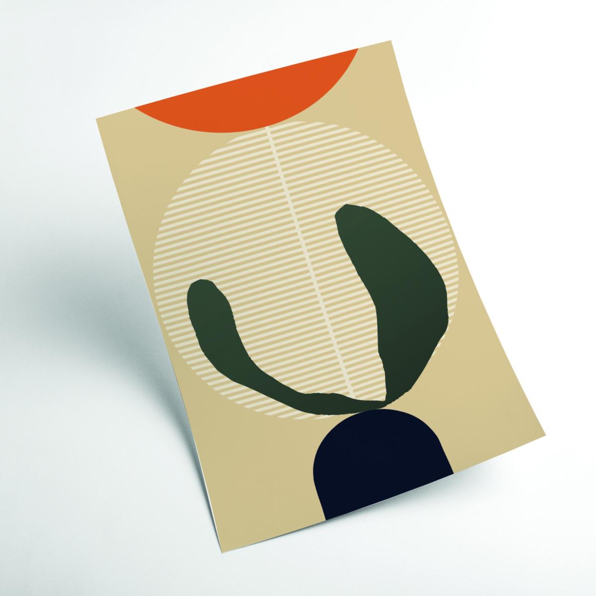 Yellow / Orange Abstract Patterns #3 Extra Large Stanley Print House – image 2