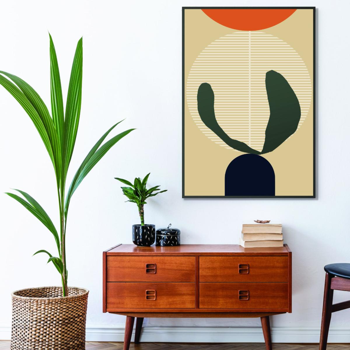 Yellow / Orange Abstract Patterns #3 Extra Large Stanley Print House – image 3