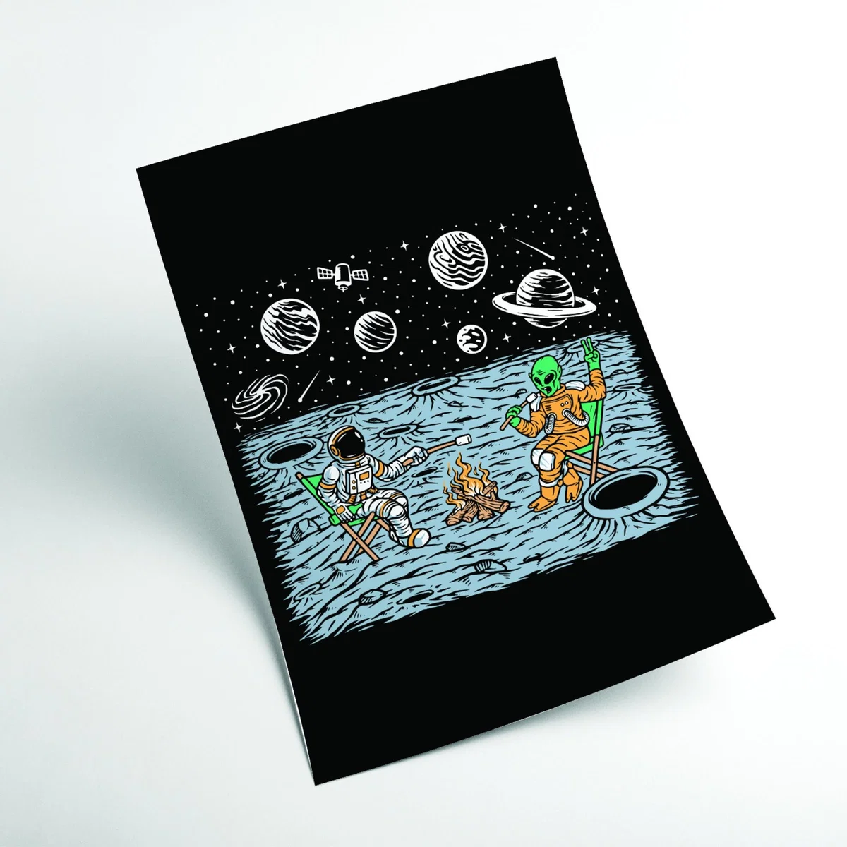 Blue Space Camp Vibes A4 210 X 297Mm Stanley Print House – image 2