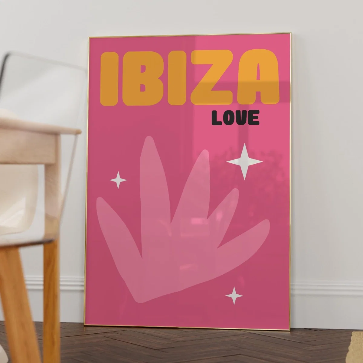 Ibiza Pink A3 Poster Print Sofe Store – image 4