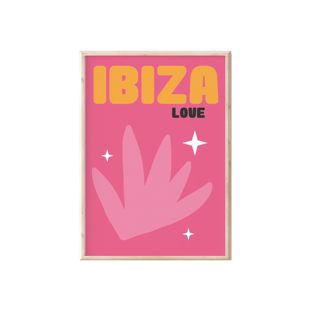 Ibiza Pink A3 Poster Print Sofe Store – image 1