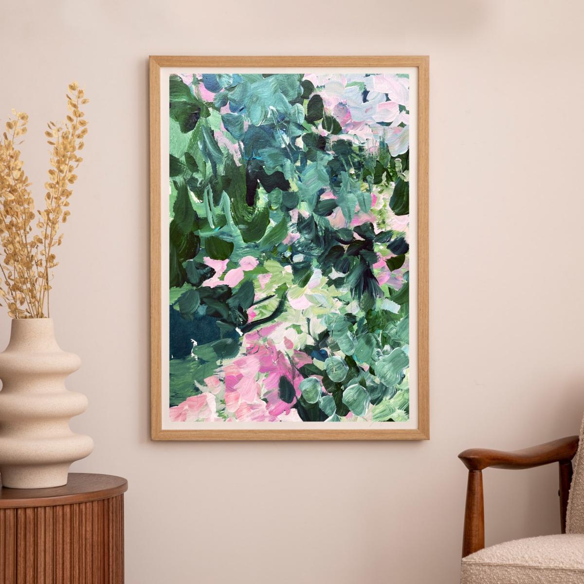 Green Swooping Branches - Abstract Floral Print Jessica Slack Studio – image 3