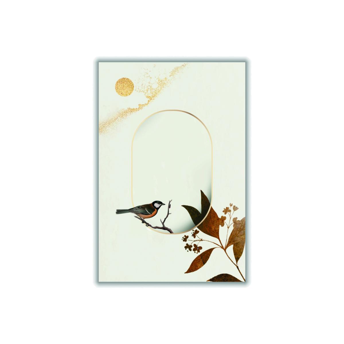 Brown Bird On A Branch Medium Stanley Print House – image 1