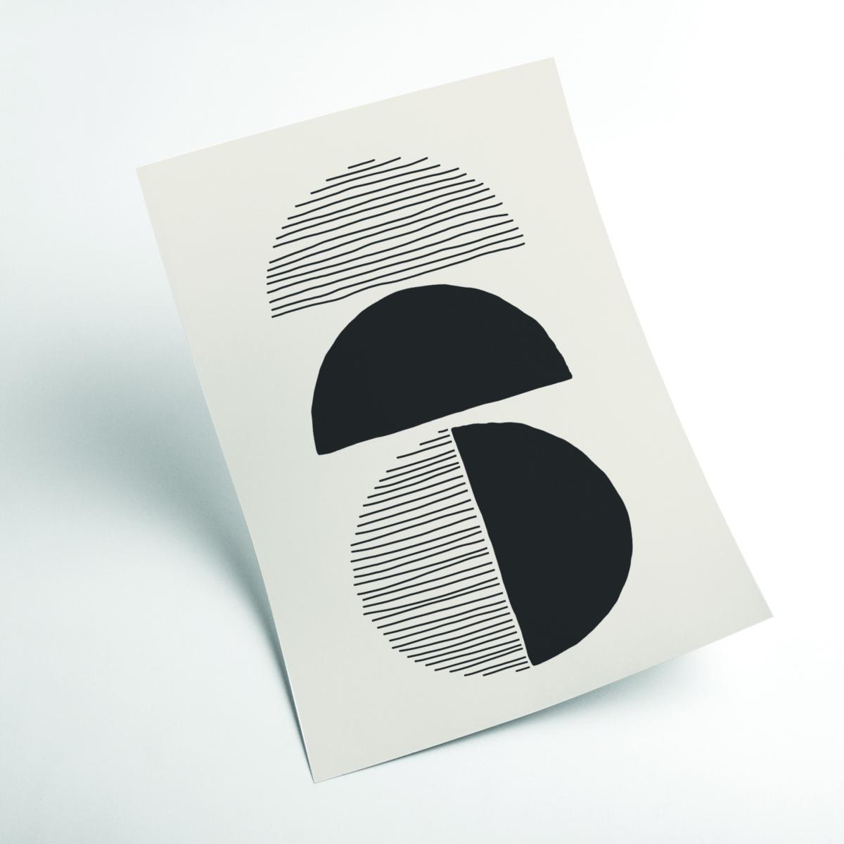 Black Circles And Lines #2 Small Stanley Print House – image 2