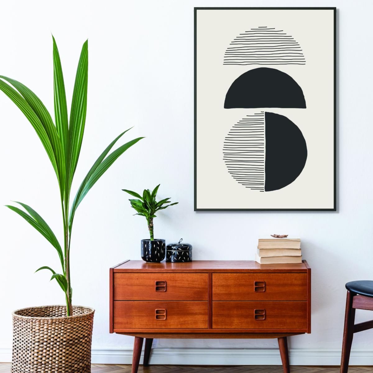 Black Circles And Lines #2 Small Stanley Print House – image 3