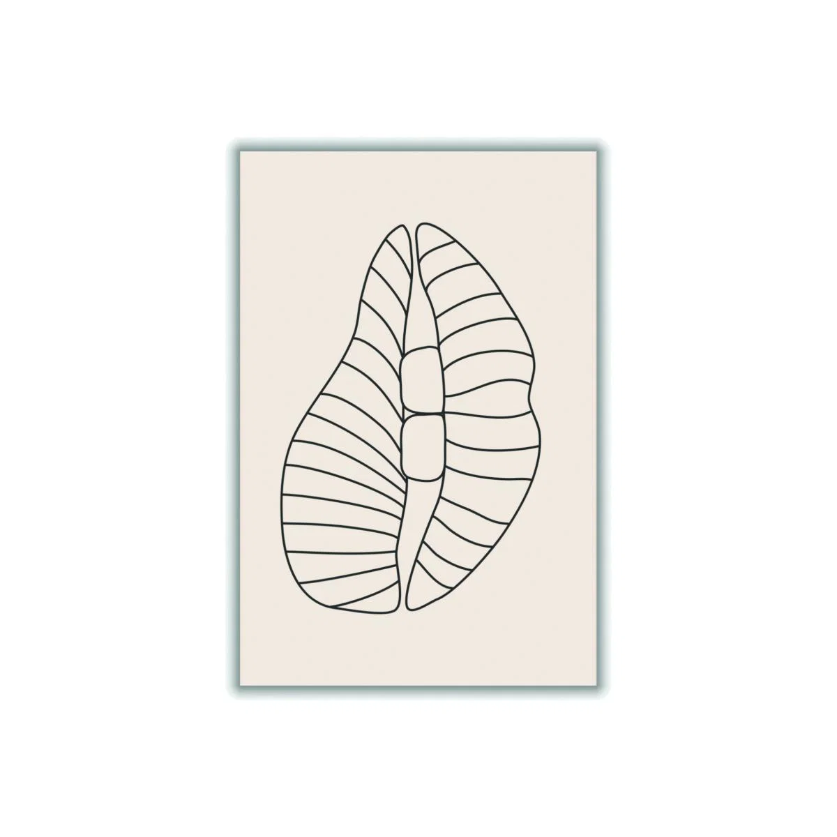 Black Boho Mouth Small Stanley Print House – image 1