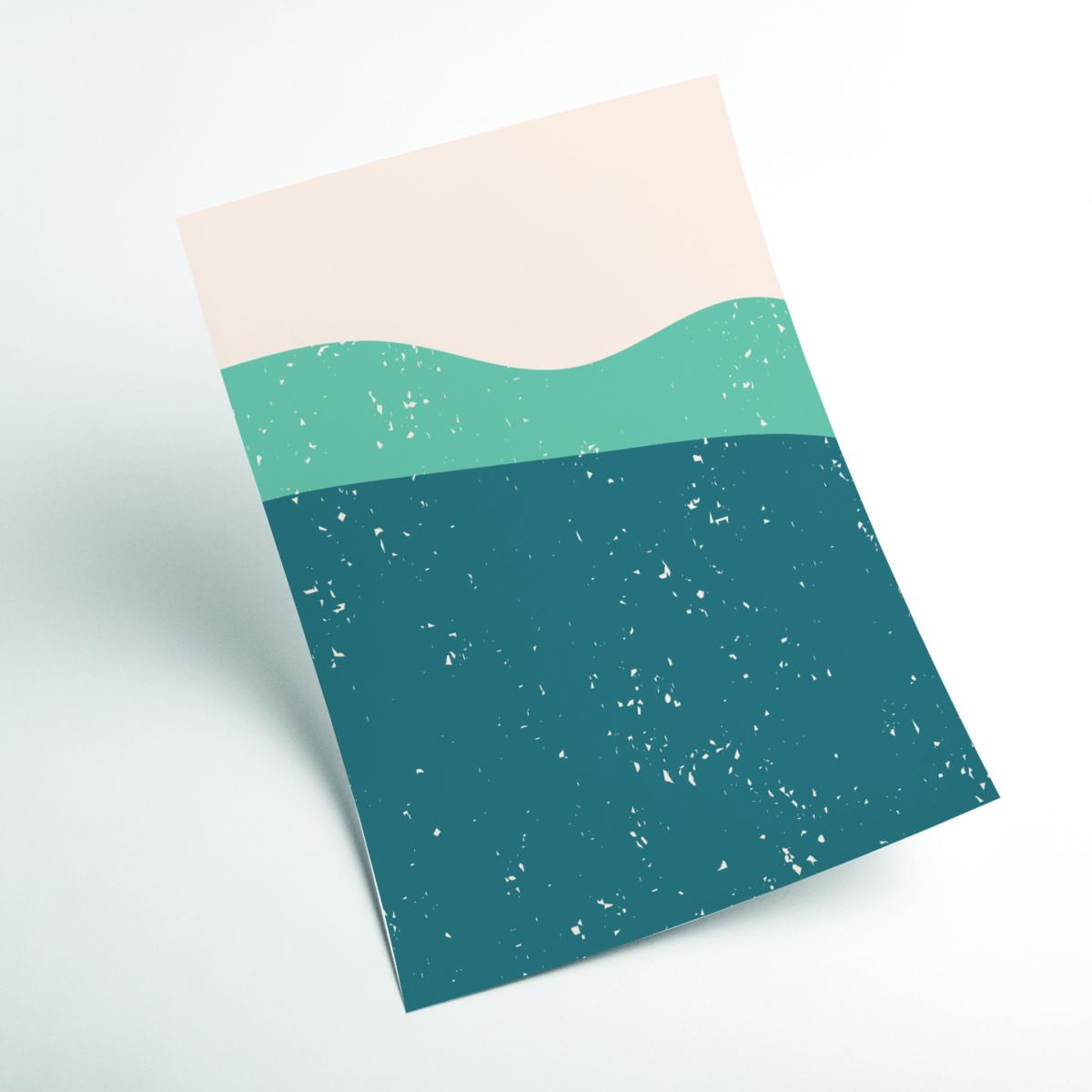 Green Minimal Abstract Mountains #2 Extra Small Stanley Print House – image 2