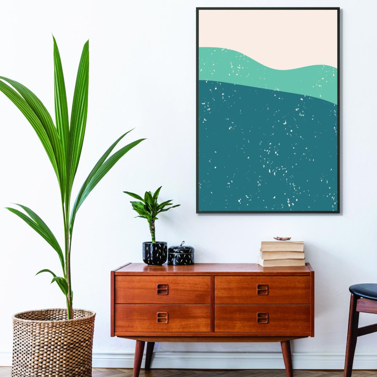 Green Minimal Abstract Mountains #2 Extra Small Stanley Print House – image 3