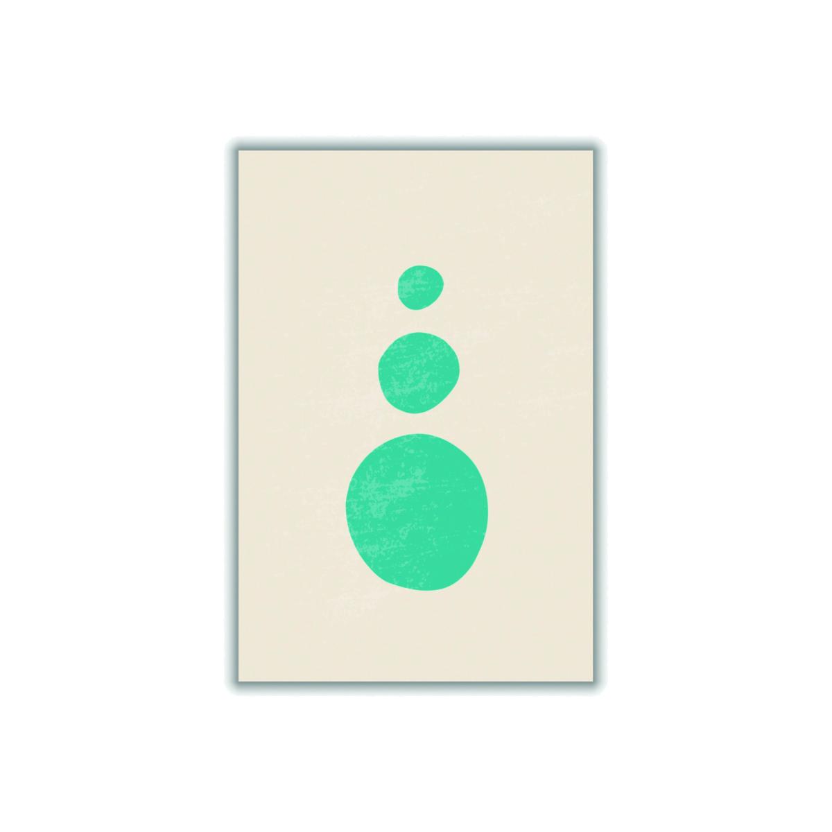 Blue Abstract Minimal Series #3 A1 594 X 841Mm Stanley Print House – image 1