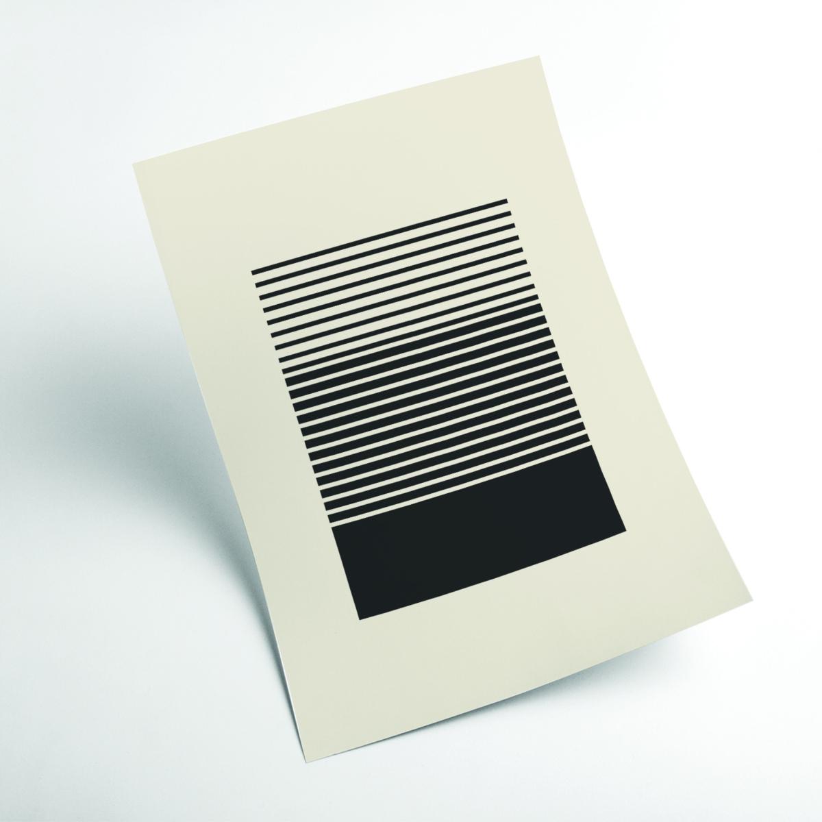 Black Geometric Squares #3 Medium Stanley Print House – image 2