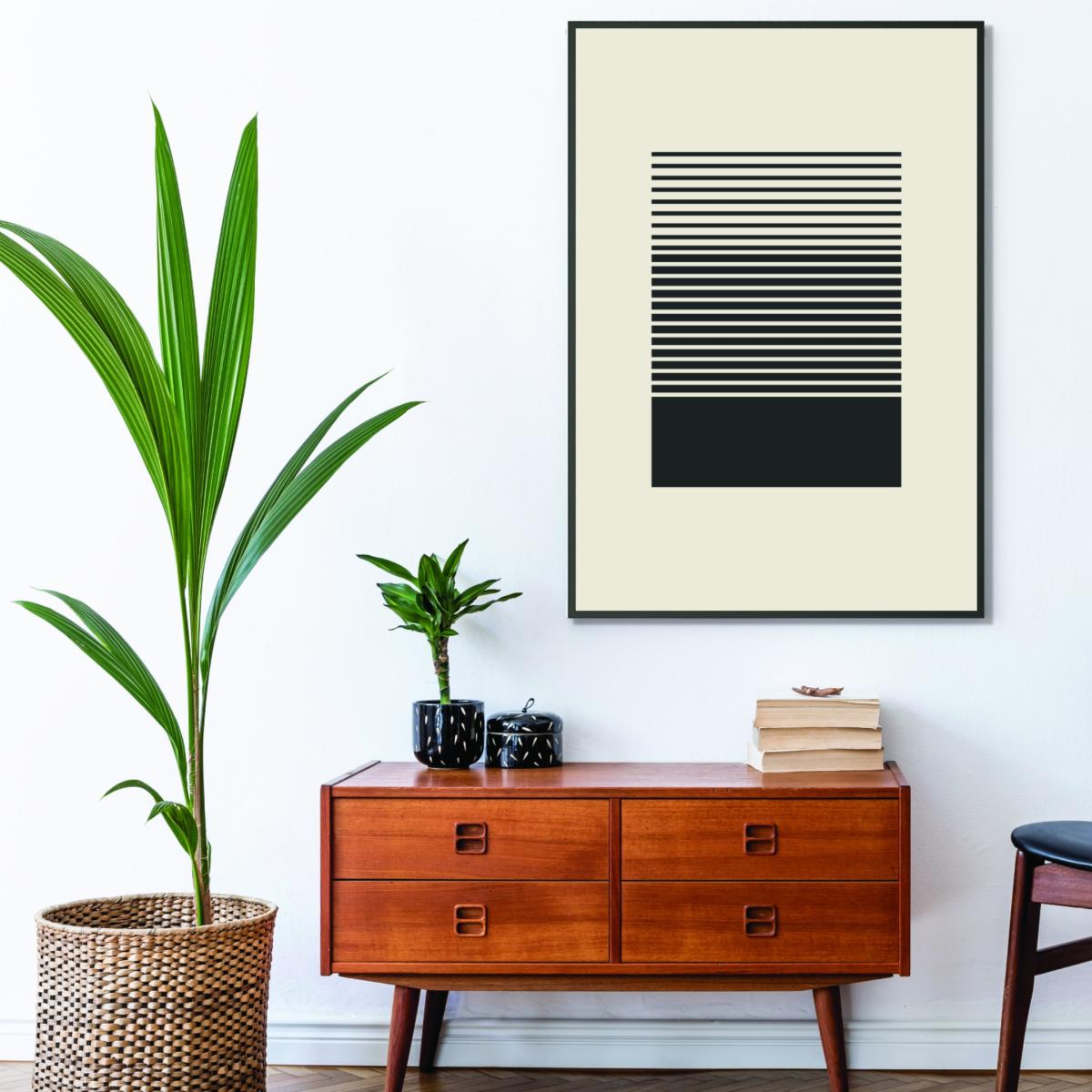 Black Geometric Squares #3 Medium Stanley Print House – image 3