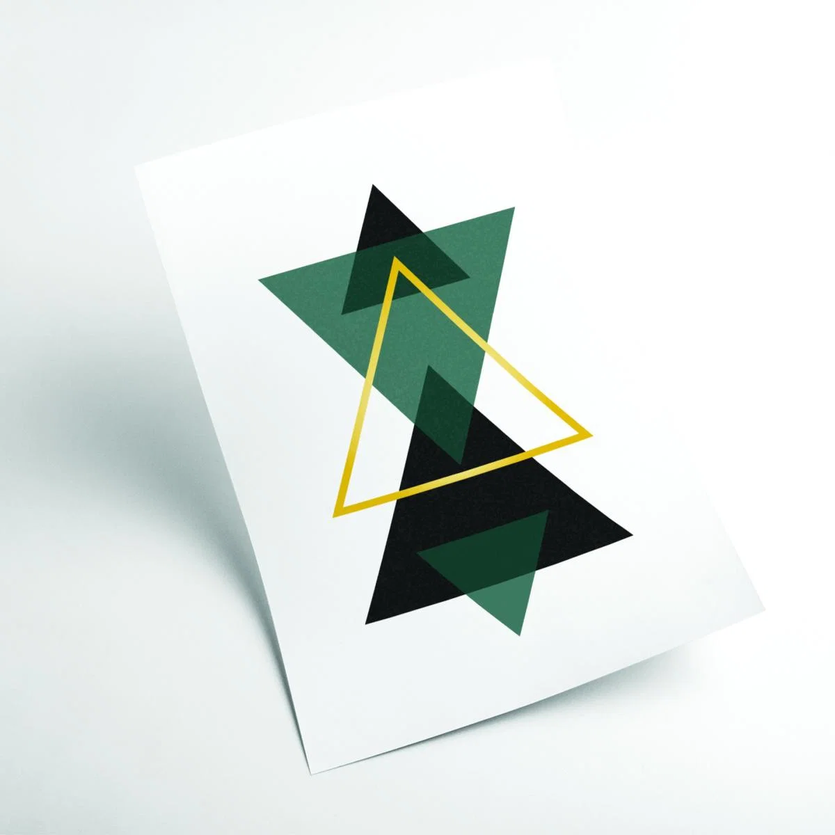 Black Minimal Triangle Collection 3 Extra Large Stanley Print House – image 2