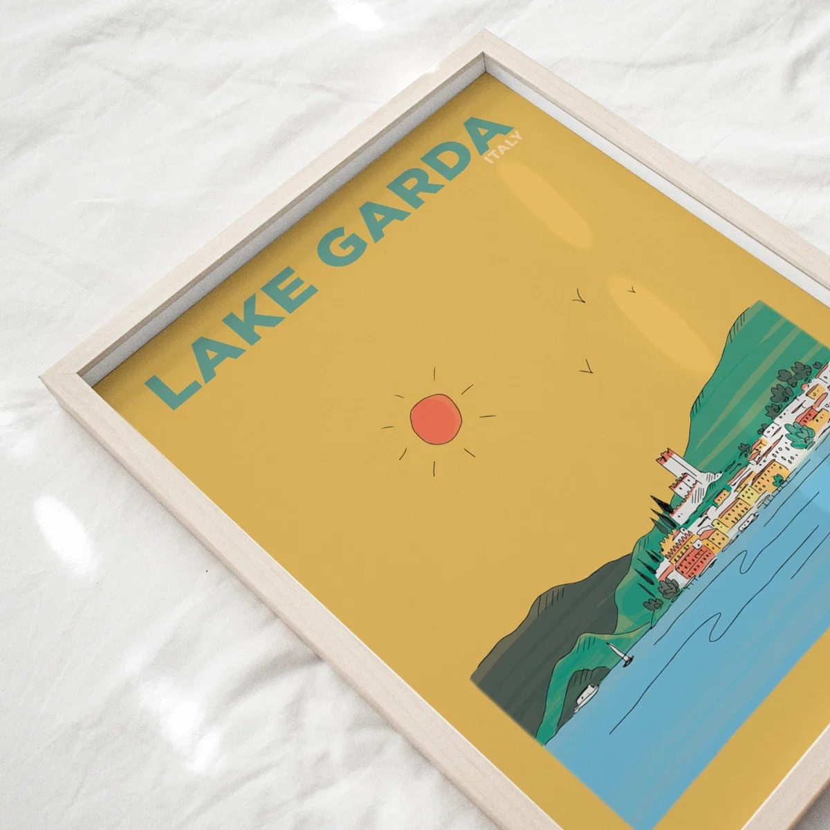 Lake Garda Italy - Summer Escapes Print Places & Spaces Art Co. – image 3