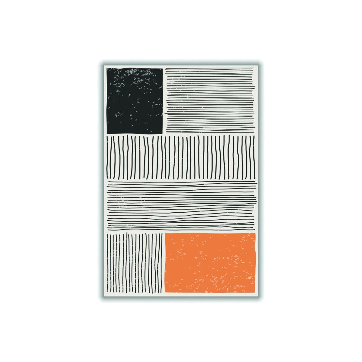 Yellow / Orange Subtle Line Series #3 A1 594 X 841Mm Stanley Print House – image 1