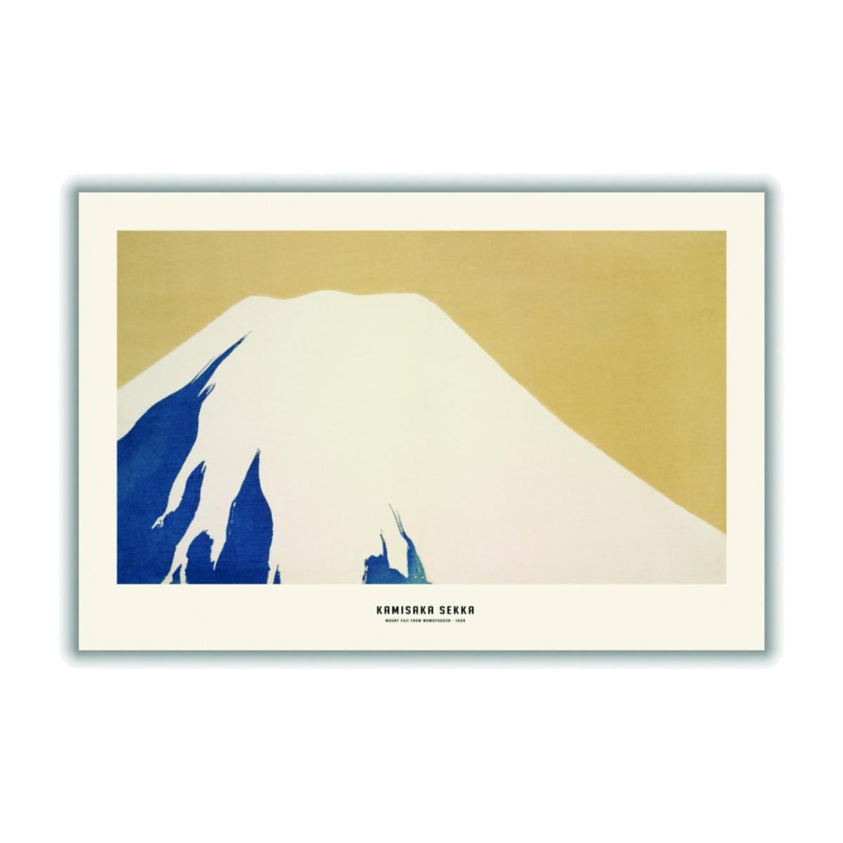 Blue Kamisaka Sekka - Mount Fuji From Momoyogusa A3 297 X 420Mm Stanley Print House – image 1