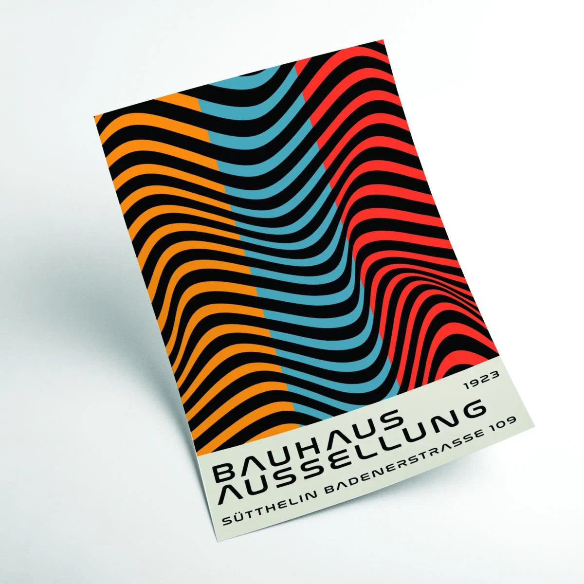 Bauhaus Tri-Color Small Stanley Print House – image 2
