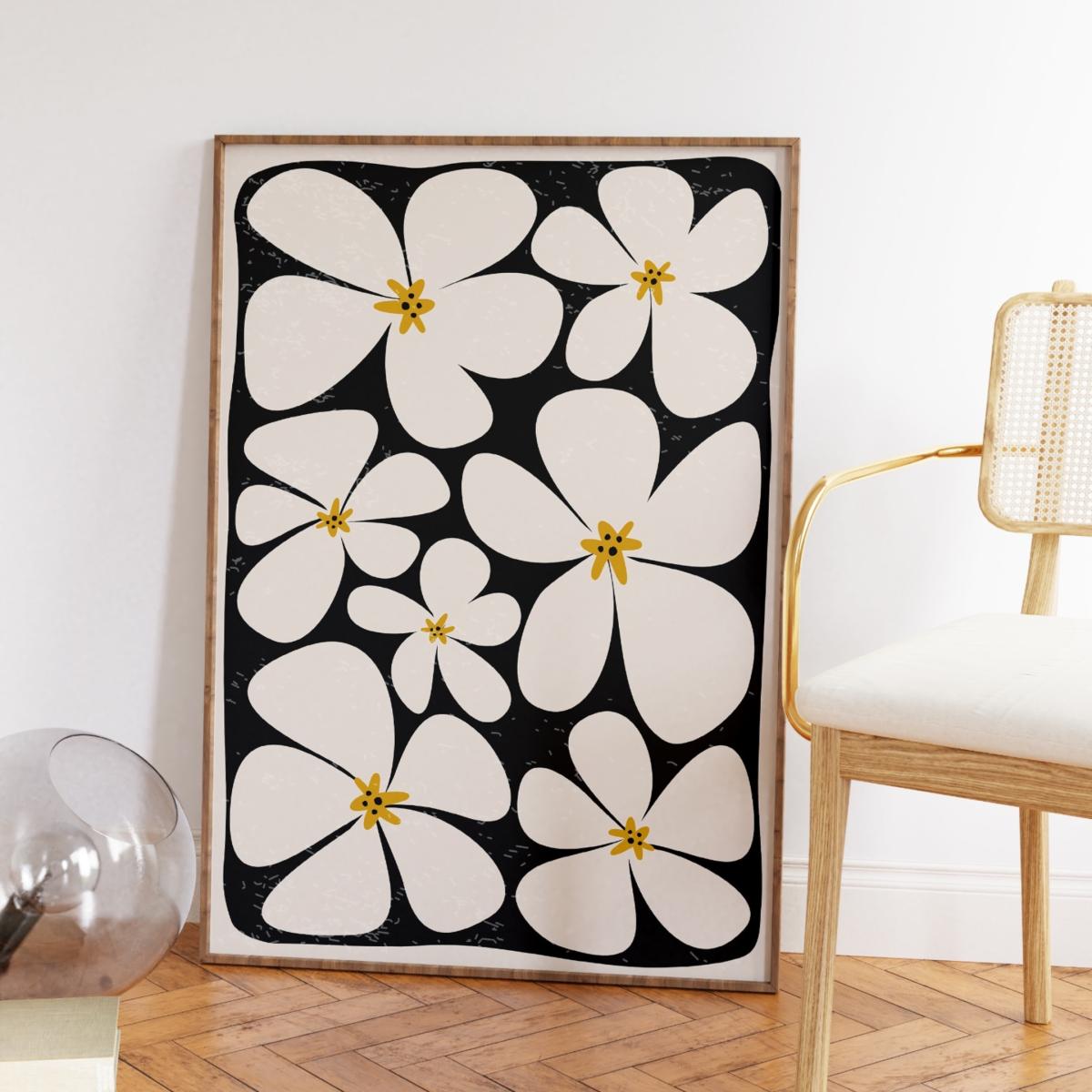 Black Daisy Monochrome Sofe Store – image 2