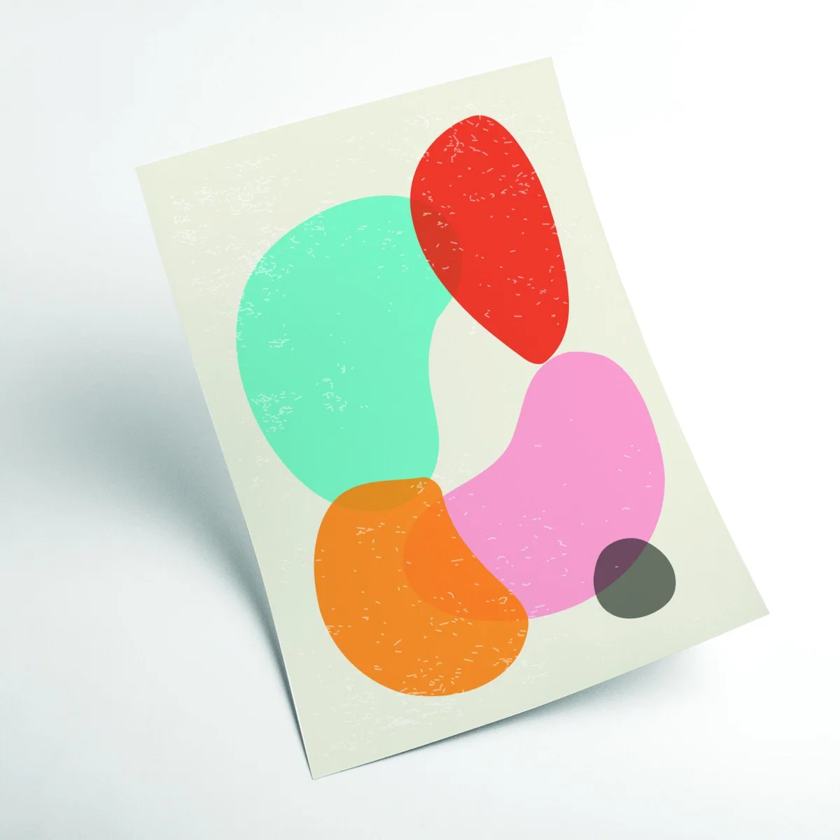 Bright Abstract Shapes #4 A3 297 X 420Mm Stanley Print House – image 2